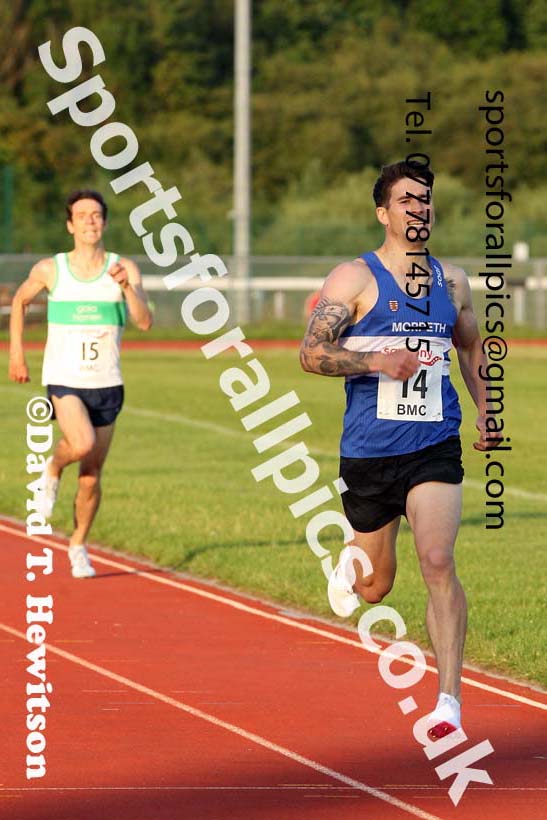 BMC 1500 metres, BMC, Chester le Street, July 19th. Photo: David T. Hewitson/Sports for All Pics